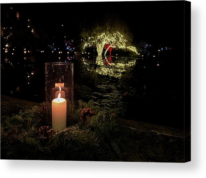 Brookgreen Gardens Acrylic Print featuring the photograph Brookgreen Gardens Festival of a Thousand Candles #9 by Dawna Moore Photography