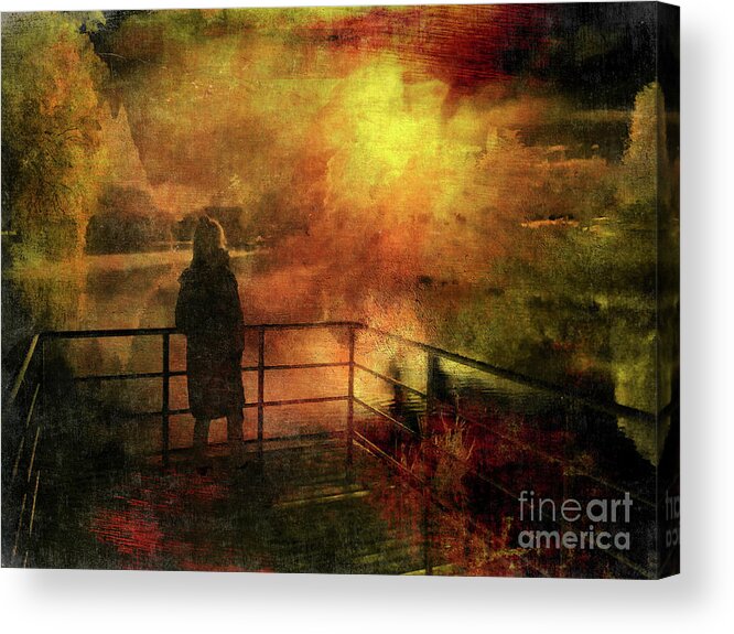 Sun Acrylic Print featuring the photograph Ablaze by Russell Brown