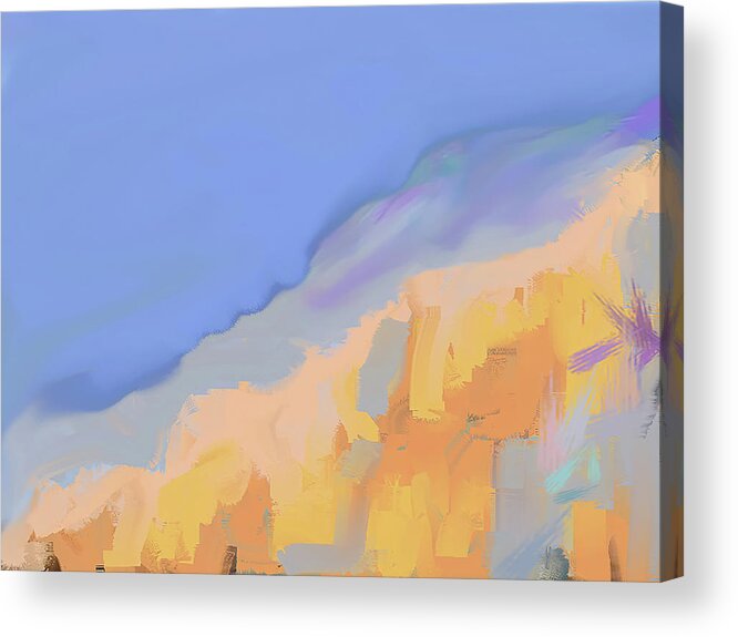 Abstract Painting Acrylic Print featuring the digital art Abstract 928 by Cathy Anderson