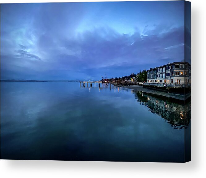 Sunset Acrylic Print featuring the photograph After sunset by Anamar Pictures