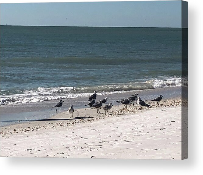 Beach Acrylic Print featuring the photograph An Afternoon at The Beach by Medge Jaspan