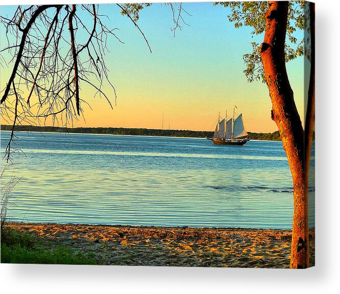  Acrylic Print featuring the photograph Alliance on the York River by Stephen Dorton