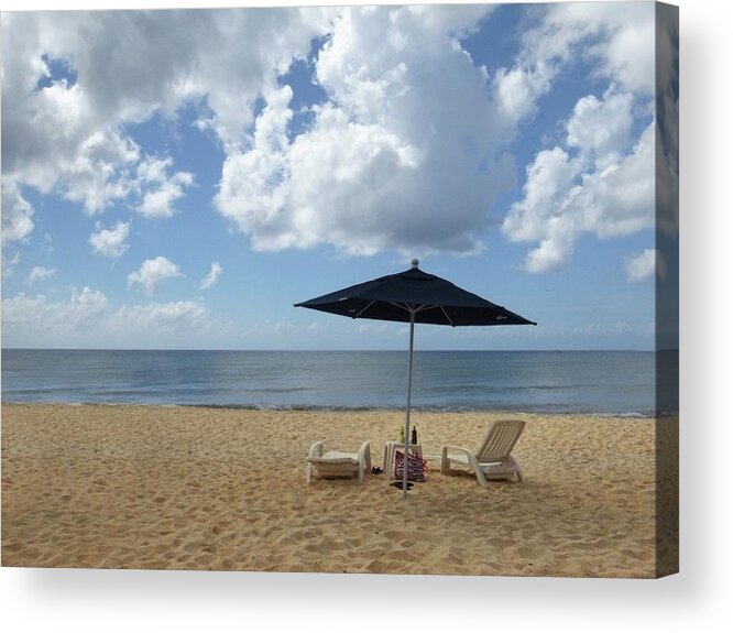 Beach Acrylic Print featuring the photograph Beach Getaway by Brad Barton