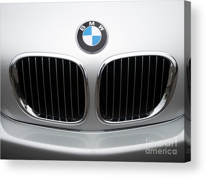 Mw Acrylic Print featuring the photograph BMW Flared Nostrils by Dale Powell