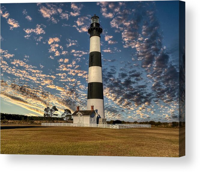 Bodie Island Acrylic Print featuring the photograph Bodie Island Lighthouse by Cape Hatteras National Seashore