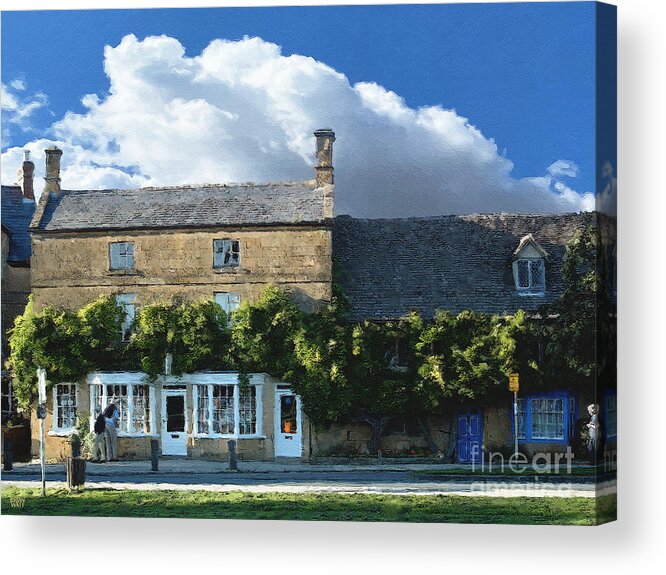 Broadway Acrylic Print featuring the photograph Broadway Window Shopping by Brian Watt