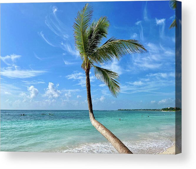 Caribbean Acrylic Print featuring the photograph Caribbean Clouds by Brian Eberly