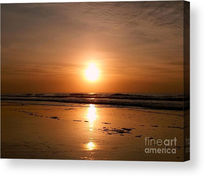 Sunrise Acrylic Print featuring the photograph Carolina Sunrise by Dani McEvoy