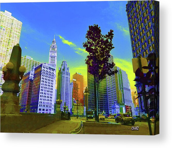 Chicago Acrylic Print featuring the photograph Chicago 30 by CHAZ Daugherty