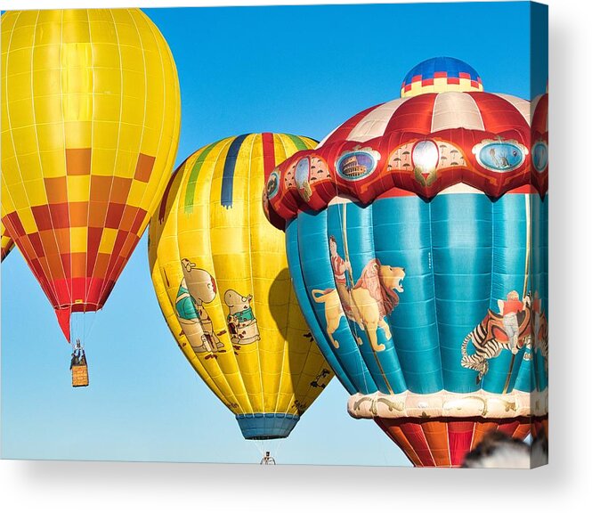 Hot Air Balloons Acrylic Print featuring the photograph Child's play AIBF 3 by Segura Shaw Photography