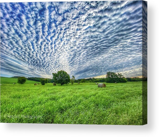 Clouds Acrylic Print featuring the photograph Clouds for Days by Pam Rendall
