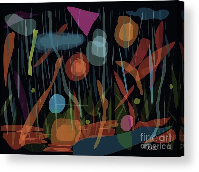 Love Acrylic Print featuring the digital art Colorfield by Joe Roache