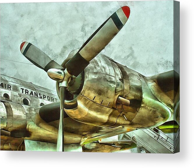 Engine Acrylic Print featuring the mixed media Connie Engine by Christopher Reed