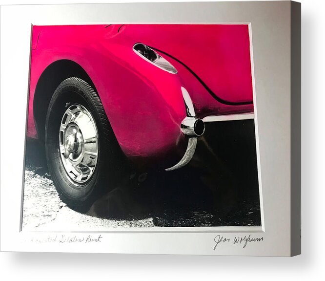 Cars Acrylic Print featuring the photograph Corvair by Jean Wolfrum