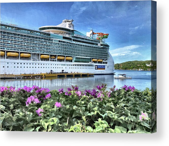 Cruise Acrylic Print featuring the photograph Cruise Ship Paradise by GW Mireles