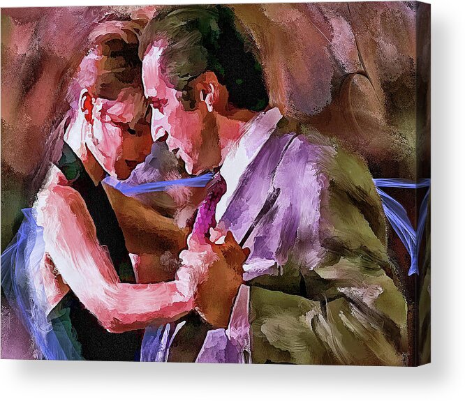 Al Pacino Acrylic Print featuring the digital art Dance Me Through The End Of Love by Yury Malkov