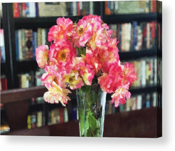 Roses Acrylic Print featuring the photograph Disney Rose Bouquet by Brian Watt