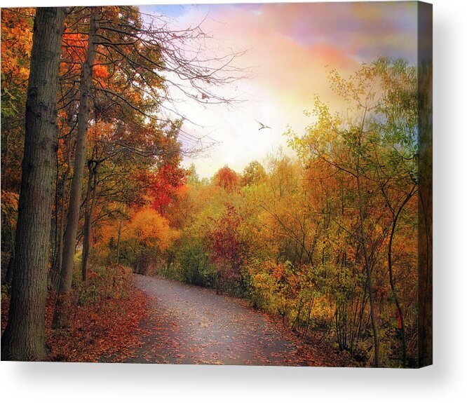 Autumn Acrylic Print featuring the photograph Early to Rise by Jessica Jenney