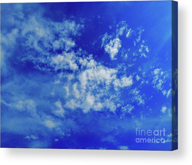 Cloud Acrylic Print featuring the photograph Equivalents of Clouds 002 by Leonida Arte