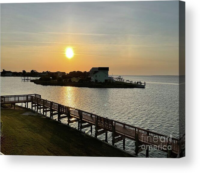 Nags Acrylic Print featuring the photograph Evening at Outer Banks - Sunset Photography by Catherine Wilson