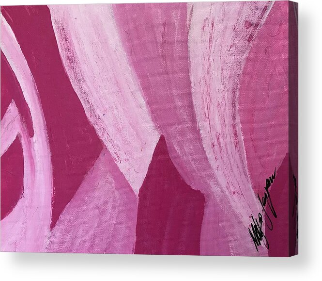 Femmes Acrylic Print featuring the painting Femmes by Medge Jaspan