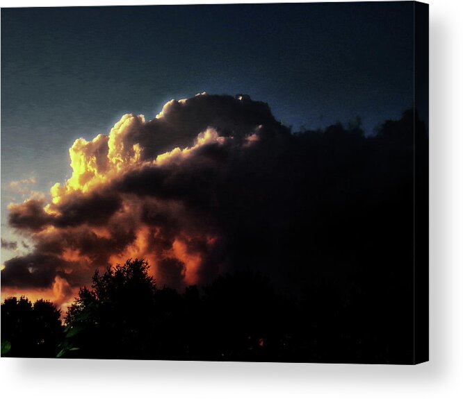 Sunset Acrylic Print featuring the photograph Fire in the Sky by Christopher Reed