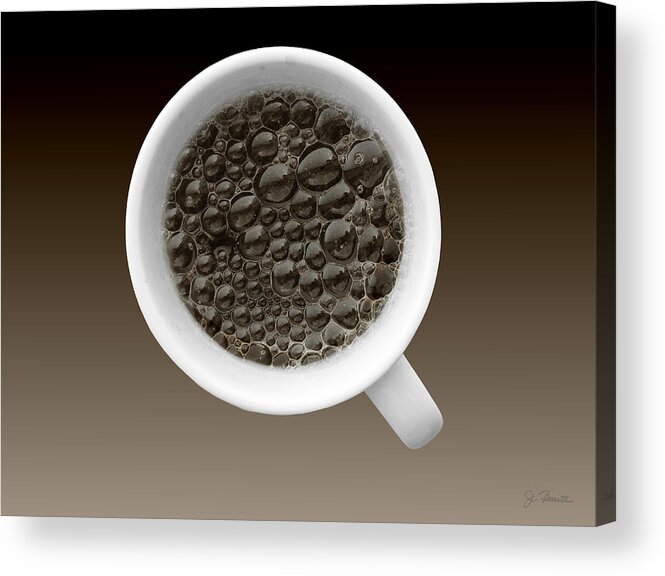 Coffee Acrylic Print featuring the photograph Freshly Poured by Joe Bonita