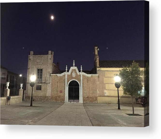 Colette Acrylic Print featuring the photograph Fullmoon evening by Colette V Hera Guggenheim