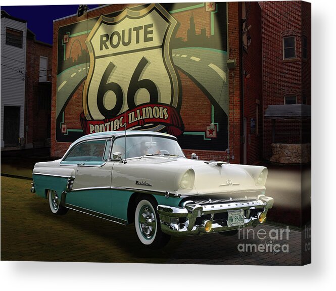 Pontiac Acrylic Print featuring the photograph Getting Kicks by Ron Long