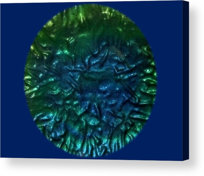 Abstract Acrylic Print featuring the mixed media Glass as Abstract by Nancy Ayanna Wyatt