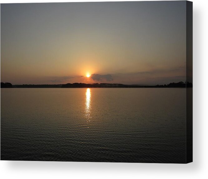 Gold Acrylic Print featuring the photograph Gold Plated Sunrise by Ed Williams