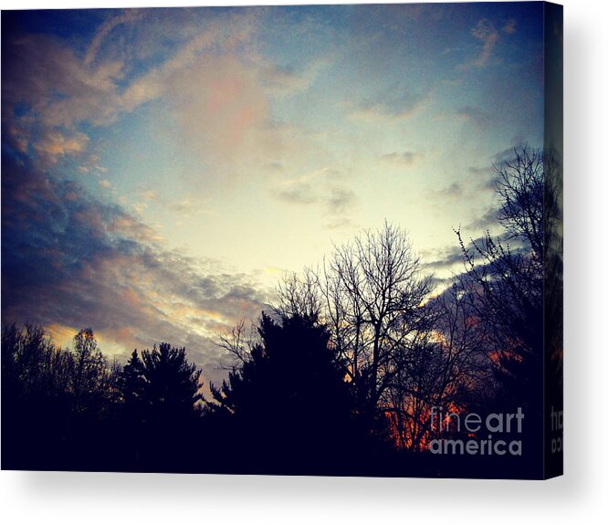 Landscape Photography Acrylic Print featuring the photograph Good Day Promise Sunrise - Toned by Frank J Casella