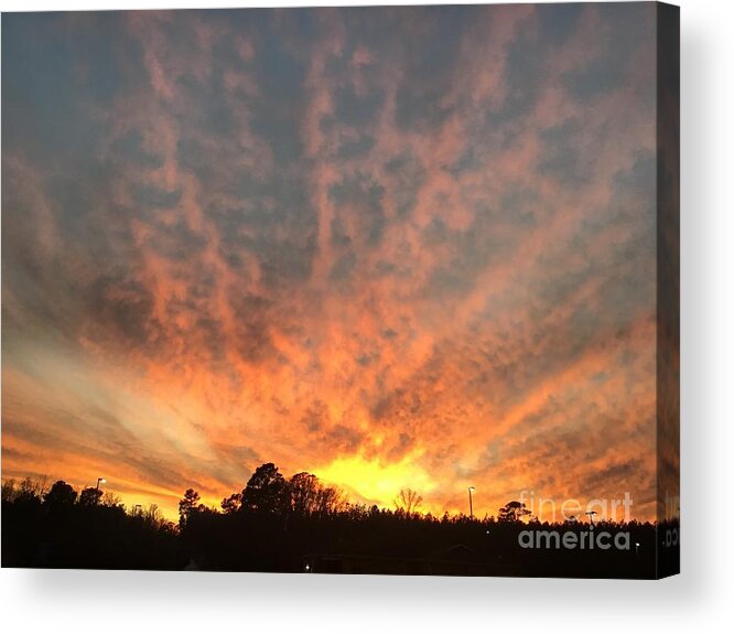 Sunset Acrylic Print featuring the photograph Good Evening Sunset #1 by Catherine Wilson