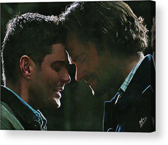 Supernatural Acrylic Print featuring the painting Goodbye by Mark Baranowski