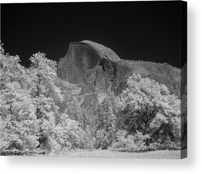 Half Dome Acrylic Print featuring the photograph Half Dome in Yosemite National Park California by Carol Highsmith