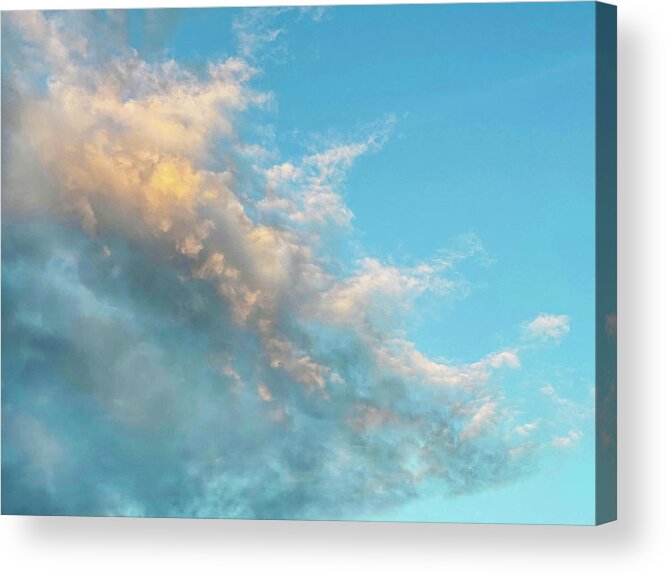 Clouds Acrylic Print featuring the photograph Heaven's Reach Cloudscape by Debra and Dave Vanderlaan