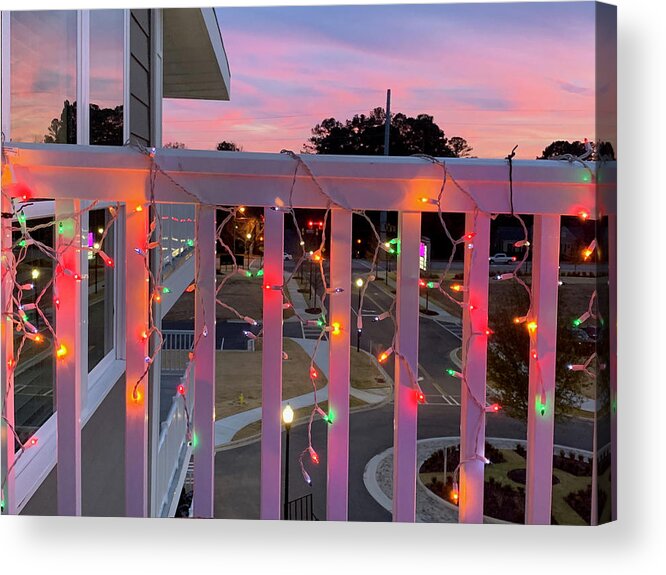 Macon Acrylic Print featuring the photograph Holiday Lights by Rod Whyte