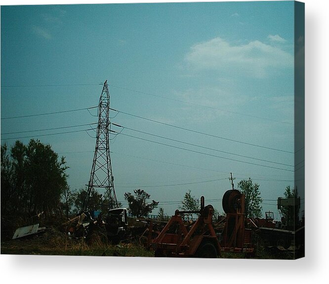  Acrylic Print featuring the photograph Hurricane Katrina Series - 2 by Christopher Lotito