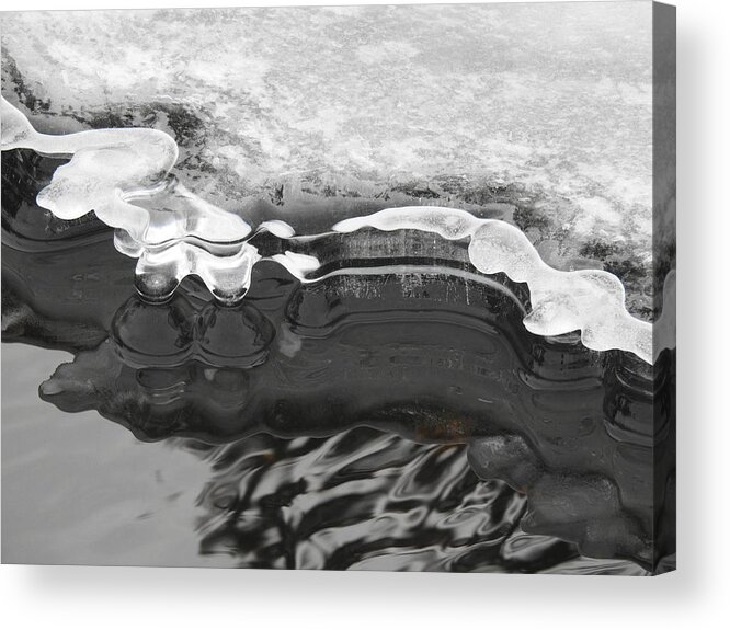  Acrylic Print featuring the photograph Ice and light by Nicola Finch