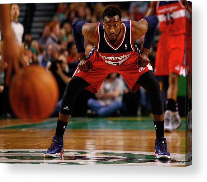 Nba Pro Basketball Acrylic Print featuring the photograph John Wall by Jared Wickerham