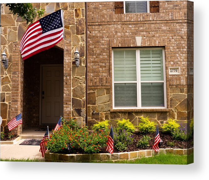 Flag Acrylic Print featuring the photograph July 4th Any Year by C Winslow Shafer