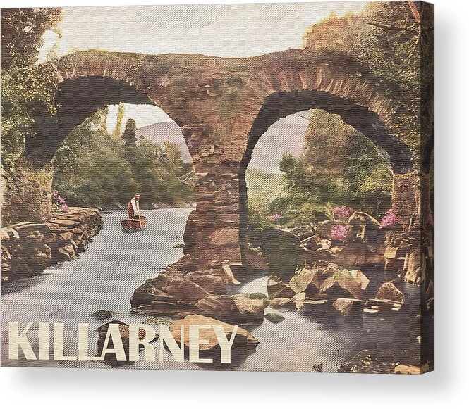 Bridge Acrylic Print featuring the photograph Killarney, Stone Bridge, Ireland by Long Shot