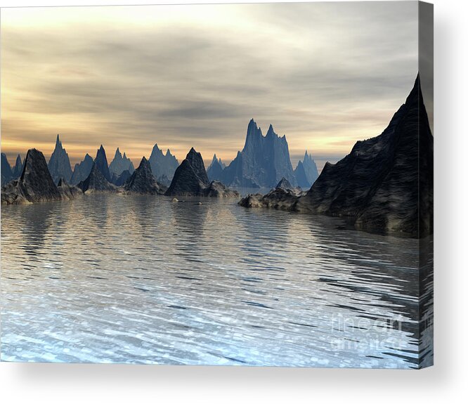 Mystery Acrylic Print featuring the photograph Land of Mountains And Mystery by Phil Perkins