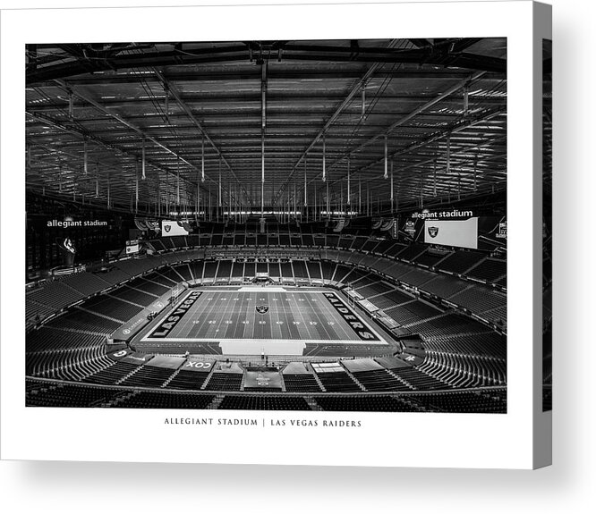 Stadiums Acrylic Print featuring the photograph Las Vegas Raiders #75 by Robert Hayton