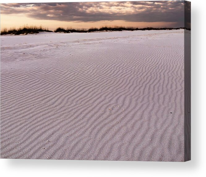 Florida Gulf Of Mexico Acrylic Print featuring the photograph Lines In The Sand by Kevin Senter