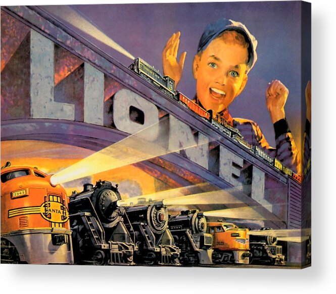 Lionel Trains Acrylic Print featuring the photograph Lionel 1 by Imagery-at- Work