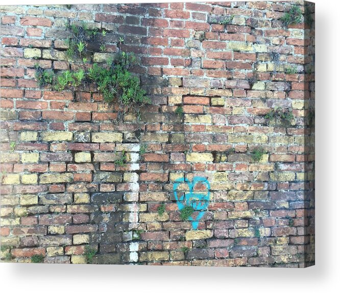  Acrylic Print featuring the photograph Love Graffiti by Naomi Wittlin