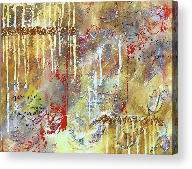 Abstract Acrylic Print featuring the painting Mirage by Art by Gabriele