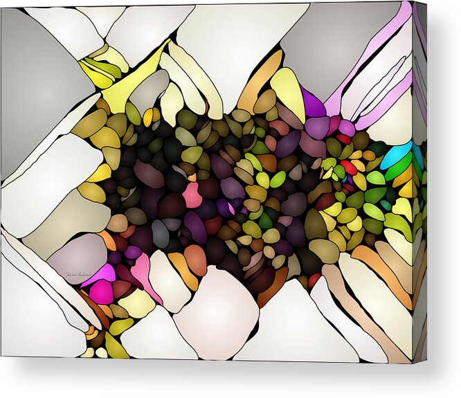 Abstract Acrylic Print featuring the painting Modern Spirit by Rafael Salazar