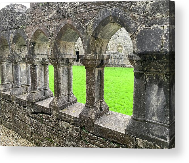 Monastery Acrylic Print featuring the photograph Monastery in Tuam, Ireland by Peggy Dietz